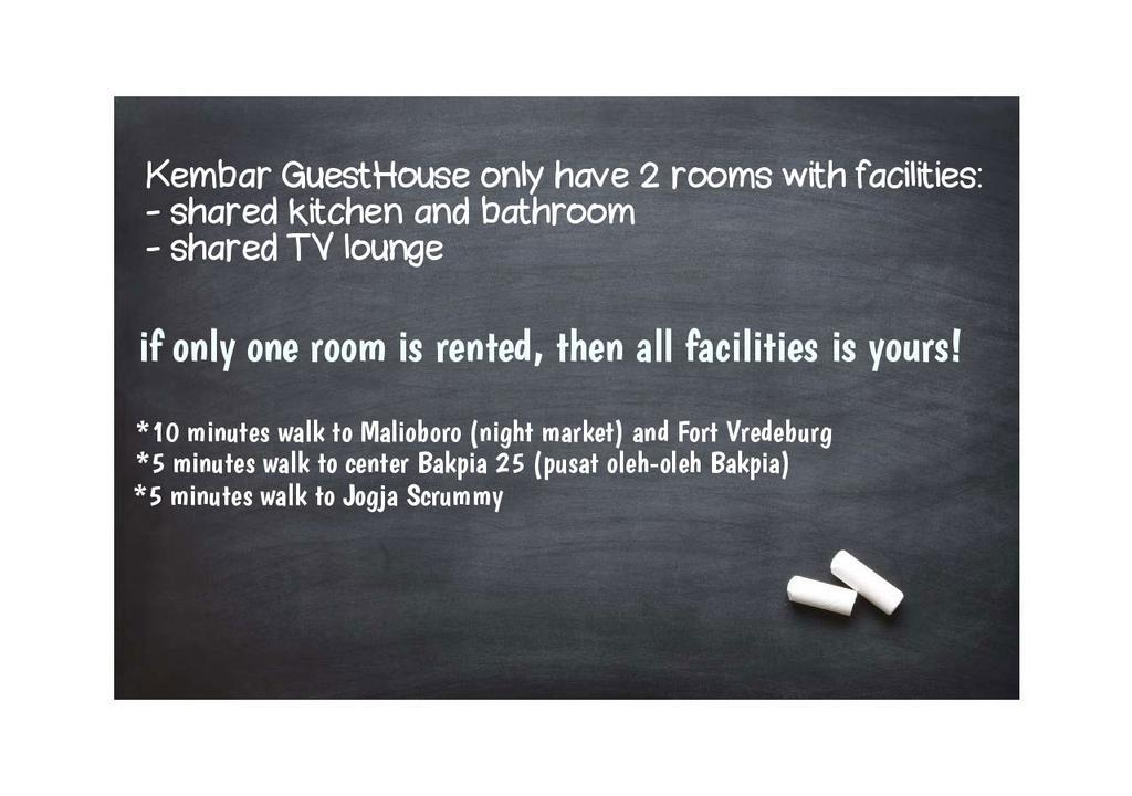 Kembar Guesthouse Γιογκιακάρτα Εξωτερικό φωτογραφία